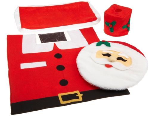 Prime Pacific Trading MW1085 Santa Bath Set, 4-Piece