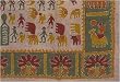 Bedcover Cotton Block Printed Coverlet (bcov488)