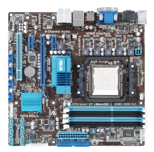 ASUS M4A88TD-M - AM3 - AMD 880G - DDR3 - SATA 6Gb/s - ASUS Core Unlocker - ATX Motherboard