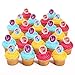 My Little Pony Officially Licensed 24 Cupcake Topper Rings