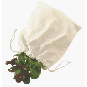 Casabella Microfiber Salad Bag - White (Pack of 12) by Casabella