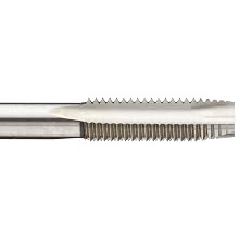 Union Butterfield 1785NR High-Speed Steel Spiral Point Tap, Non-Relieved Style, Uncoated (Bright) Finish, Round Shank with Square End