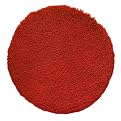 Contemporary Home Bath Rug - Chinese Red (24" Round)