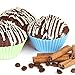 Hulless Reusable Silicone Baking Cups - Set of 12 Nonstick Cupcake Liners in 6 Vibrant Colors