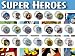 Search : Marvel Super Heroes Comic Book US Stamp Button/Pin Set