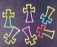 Tie Dye Jesus Religious Cross Bandz Bracelets 12pk