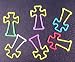 All Products : Tie Dye Jesus Religious Cross Bandz Bracelets 12pk