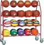 Champion Sports Pro Ball Storage Cart