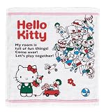 SANRIO ハローキティ ワンダフルデイ(ミルク繊維・片面ガーゼ) ウォッシュタオル 60000