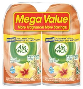 Air Wick Freshmatic Automatic Spray Air Freshener, Island Paradise, 2 Refills, 6.17 Ounce