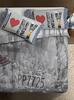 Ipersan Juego De Funda Nórdica Fine Art New York (Gris/Azul)