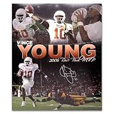 Vince Young Texas Longhorns - Collage - Autographed 16x20 Photograph
