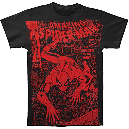Spider-Man Men's Spider Or The Man Subway T-shirt Black