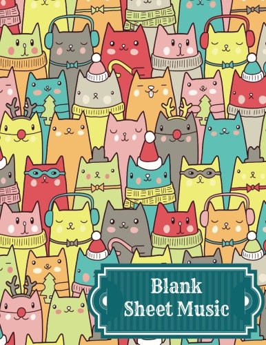 Blank Sheet Music: Music Manuscript Paper / Staff Paper / Musicians Notebook (Christmas Edition) (Holiday Blank Sheet music) (Volume 5), by Joyful Notebook
