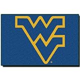 West Virginia Mountaineers Jute Boucle Rug NFL Football Fan Shop Sports Team Merchandise
