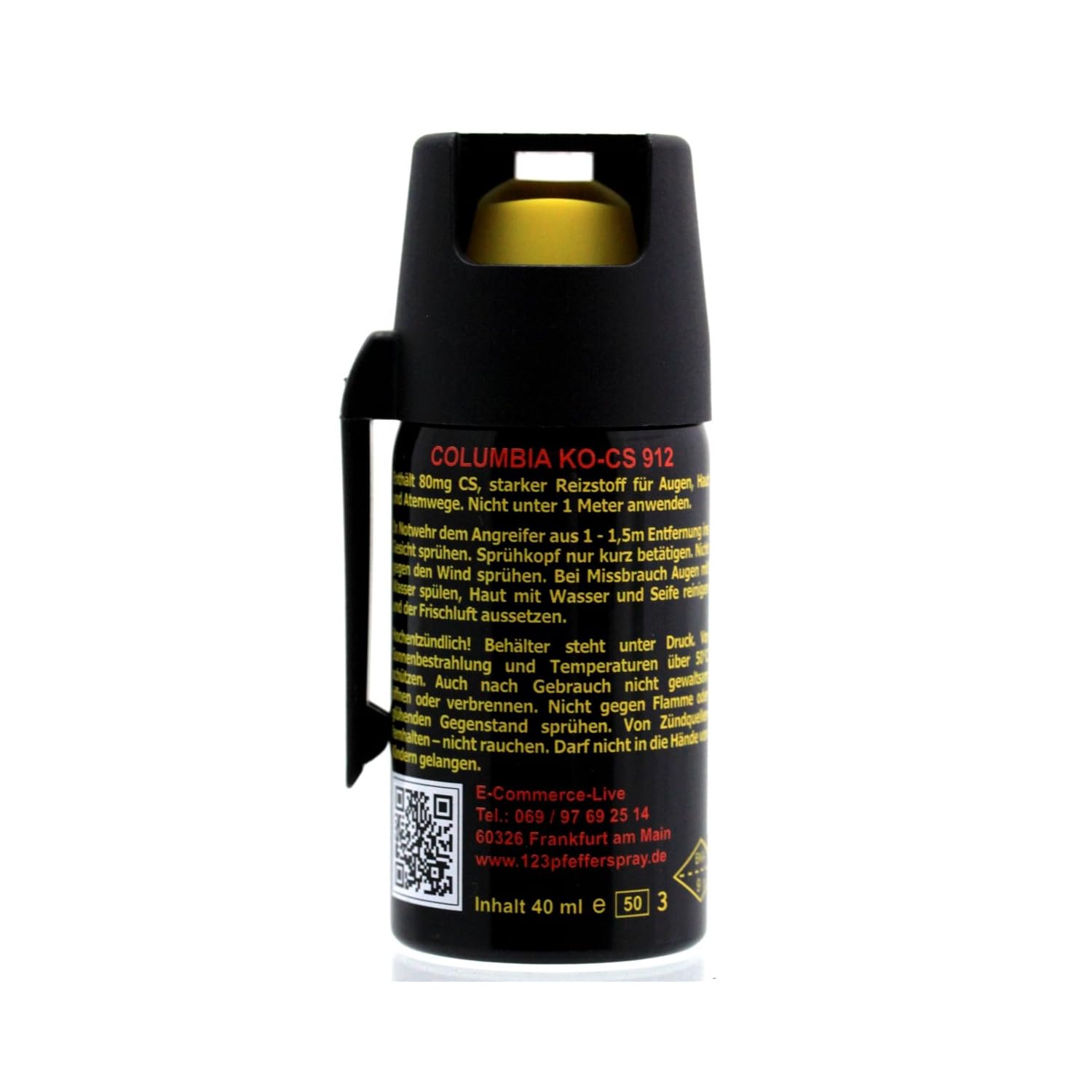 Pfefferspray Schlüsselanhänger 2er Pack - Selbstverteidigung Für Unterwegs