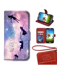 Wireless: Samsung Galaxy S3 Wallet Case,Never Grow Up Premium PU Leather Wallet Case cover with card slots for Samsung Galaxy S3 - Canethy