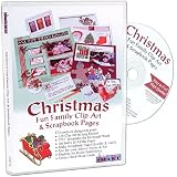 ScrapSMART - Christmas Family Fun Clip Art and Scrapbook Pages Software - 416 Designs and 340 Templates (CDC14)