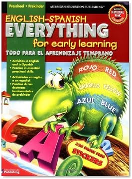 Kindergarten English-Spanish Everything for Early Learning