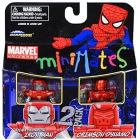  Marvel Minimates Series 36 Mini Figure 2Pack Silver Centurion Crimson Dynamo