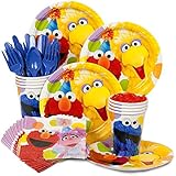 Sesame Street Birthday Party Supplies Standard Kit for 8