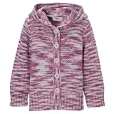 Infant Girls' Circo  Marled Sweater Coat - Pink/Purple/Cream