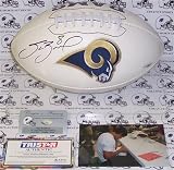 Sam Bradford Autographed/Hand Signed St. Louis Rams Logo Football
