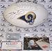 Sam Bradford Autographed/Hand Signed St. Louis Rams Logo Football