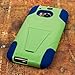 Empire MPERO IMPACT X Series Kickstand Case for The All New HTC One M8 - Retail Packaging - Blue/Green