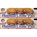 Little Debbie Oatmeal Creme Pies 12 Count Box (2 Boxes)