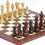 Ambassador Rosewood Chessmen & Astor Place Chess Board. King 6