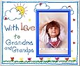 With Love to Grandma & Grandpa (crayola) Picture Frame Gift