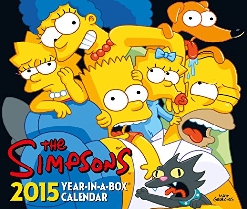 Official the Simpsons Desk Block Calendar 2015