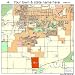 Street & Road Map of Crete, Illinois IL - Printed poster size wall atlas of your home town