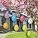 VictoryStore Yard Sign Outdoor Lawn Decorations: Easter Yard Decorations - FLAT Hanging Easter Eggs
