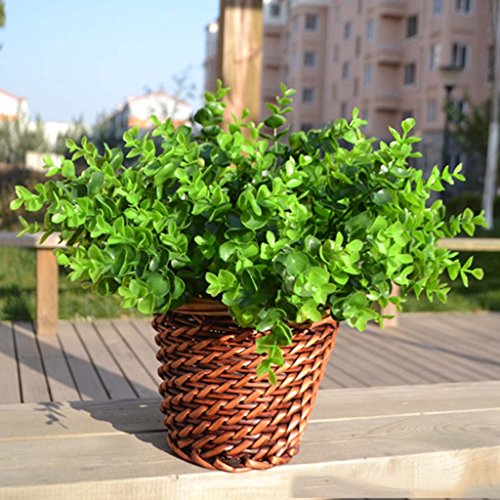 Gogogo 1X Artificial Fake Green Plant Eucalyptus Yard Home Planter D¨¦cor Outdoor Decoration