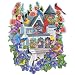 Mary Lou Troutman Large Format 300 pcs Shaped Puzzle Victorian Birdhouse