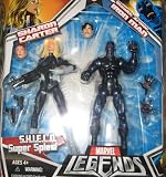 Marvel Legends 2 Pack SHIELD Super Spies: Sharon Carter and Stealth Armor Iron ManIMAGE
