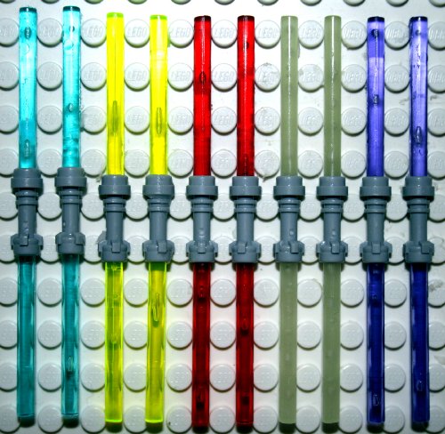 Buy Lego Star Wars 10 Double Light sabers 5 Colours Best Price.