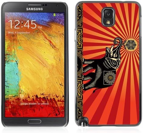 ArtCases ARTCASES CollectionsTM Black Hard Back Case for Samsung Galaxy Note 3 III ( Elephant Pattern )