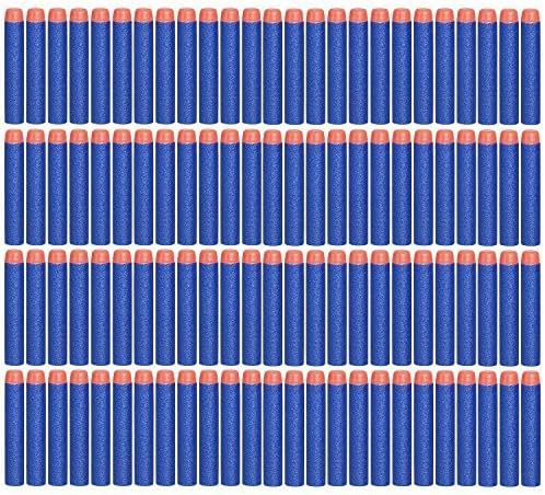 TOYSAGO 100 Pcs 7.2cm Foam Darts for Nerf N-strike Elite Series - Nerf Dart Refills Nerf Gun Bullets Compatible with Most Nerf N-Strike Elite Guns.