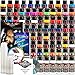 66 CREATEX Wicked Colors 2oz Complete Colors Airbrush Paint Set