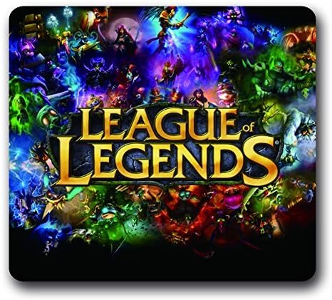 League Of Legends Neoprene Non-Slip Gaming Mouse Pad,LOL Water Resistant Rubber 10 X 9 Inch