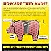 TUFFY - World's Tuffest Soft Dog Toy - Barnyard Sheep - NO Squeakers - Multiple Layers. Made Durable, Strong & Tough. Interactive Play (Tug, Toss & Fetch). Machine Washable & Floats. (Regular)