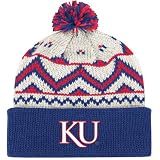 Kansas Jayhawks adidas Oatmeal Cuffed Knit Hat