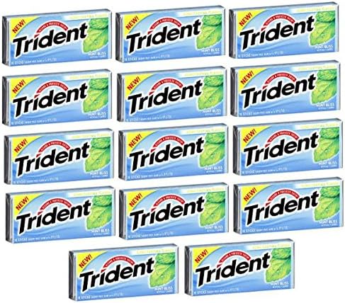 Trident Mint Bliss Sugar Free Gum - 18 Ct. - 14 Pk. - SCS