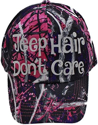 Jeep Hair Don't Care Muddy Girl Camo Hat