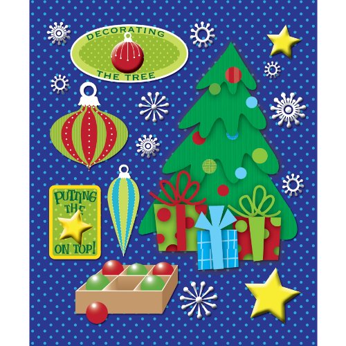 KandCompany Holiday Decorate the Tree Sticker 