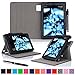 Kindle Fire HD 7 2014 Case, roocase Dual View 2014 Fire HD 7 Folio Case with Sleep/Wake Smart Cover with Multi-Viewing Stand for Amazon Kindle Fire HD 7 Tablet (4th Generation - 2014 Model), Black