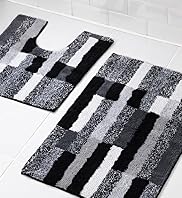Striped Bath & Pedestal Mats